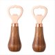 thumbnail image 1 of Abridor de de Cerveza de Acero Inoxidable con Manejar de Madera, Utensilios de Cocina, Regalo de Aniversario de Boda, Rosa, 1 of 5