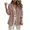 Pink, variant on PVCS Women's Casual Jackets Clearance Fashion Casual Solid Color Button Up Long Sleeve Turndown Collar Top L