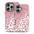 thumbnail image 2 of DesignSkinz Scratch-Resistant Hard Slim Case Compatible with iPhone 13 Mini (Compatible with MagSafe) - Modern Chic Animal Glitter Print V1, 2 of 9
