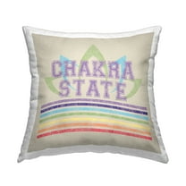 Stupell Industries Vintage Chakra State Decorative Printed Throw Pillow Design by Higher Learning/Life Is High.