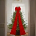 thumbnail image 3 of Misright Christmas Bowknot Christmas Ornament Large Bows Christmas Tree Ornament, 3 of 10