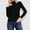 Black, variant on Nooxsoe Womens Long Sleeve Shirts Tight Fit Lightweight Yoga Tight Fitting Inside Top Casual Base Layer Top Thermal Top Warm Bottoming Top Long Sleeve Womens Top Watermelon Red S