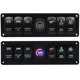 thumbnail image 5 of 12V 6-gang rocker switch panel LED voltmeter switch panel circuit breaker compatible with RV, car, boat, 5 of 5