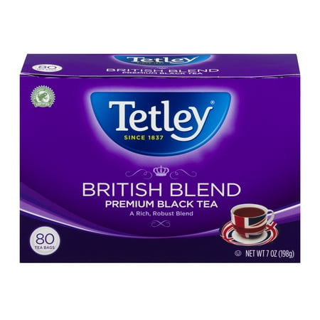 (4 pack) Tetley British Blend Premium Black Tea - 80