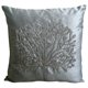 thumbnail image 1 of Funda de almohada plateada para sofá, funda de almohada con cuentas de árbol, 45 x 45 cm (18 x 18 pulgadas), funda de almohada cuadrada de seda, diseño floral - El Árbol Plateado, 1 of 4