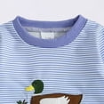 thumbnail image 7 of Gerichy Newborn Baby Boy Girl Clothes Stripes Long Sleeve Romper Infant Duck Embroidery Bodysuit 0 3 6 12 18 Months Cute Fall Winter Outfit, 7 of 7