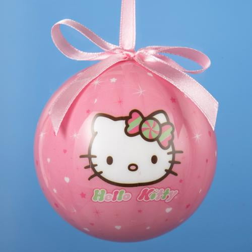 12ct Pink Hello Kitty Shatterproof Christmas Ball Ornaments 3.25&quot; (80mm) - Walmart.com - Walmart.com