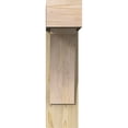 thumbnail image 2 of Ekena Millwork 8"W x 22"D x 30"H Thorton Block Rough Sawn Bracket w/ Offset Brace, Douglas Fir, 2 of 25
