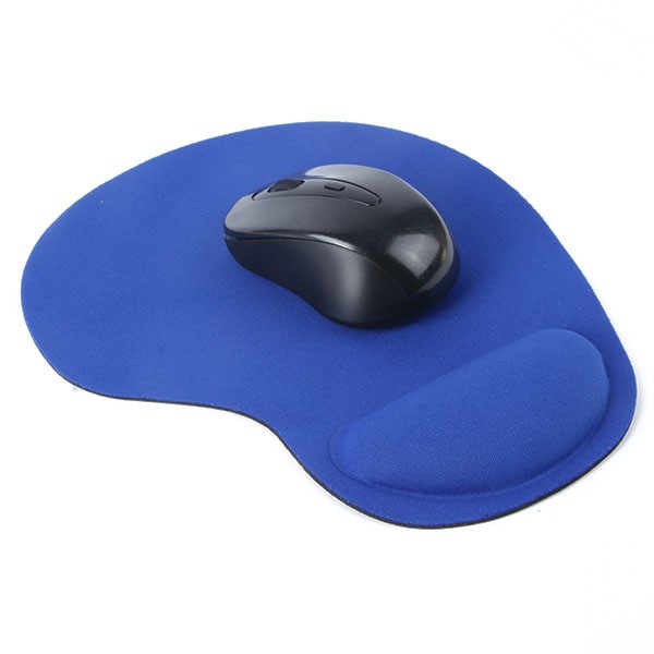 Smooth Microfiber Memory Foam Mouse Wrist Pad, Ergonomic Resting Mouse