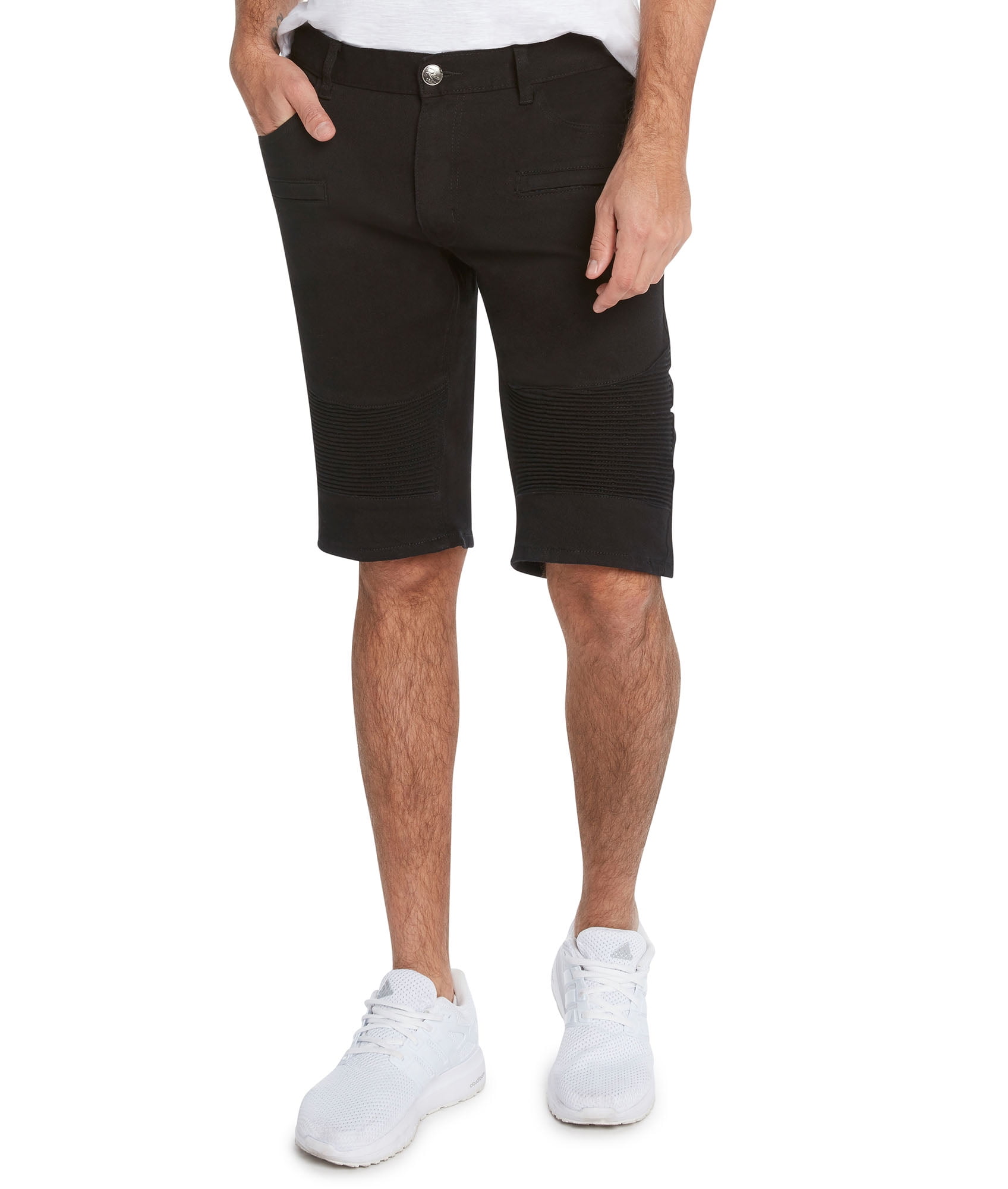 mens slim leg shorts