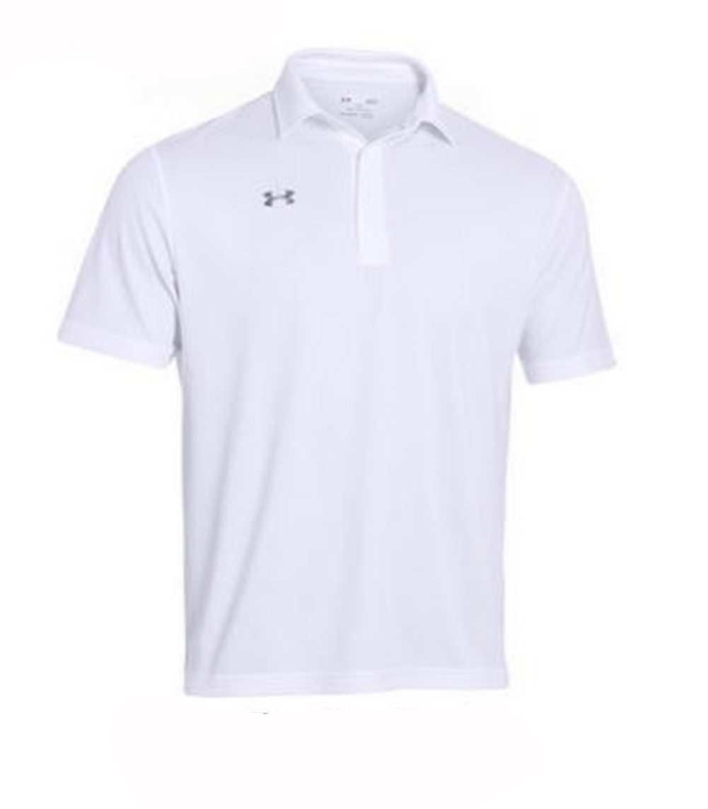 under armour white golf shirt