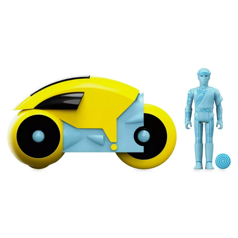 Disney Parks Super7 ReAction Figures Tron Lightcycle Set Red
