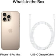 Restored Apple iPhone 16 Pro Max - AT&T - 256GB Desert Titanium