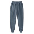 thumbnail image 4 of YNGKMEA Sweatpants for Men Cotton Winter Fleece Jogger Pants Home Workout Pants Gym Elastic Drawstring Waist Sweatpants with Pockets 3XL, 4 of 4