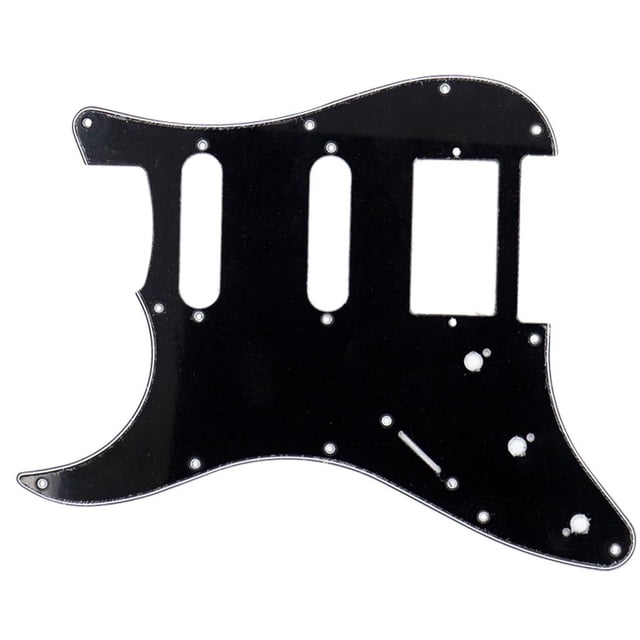 de guitarra eléctrica agujeros para izquierda, arañazos, negro-2 shamjiam Protector de guitarra eléctrica