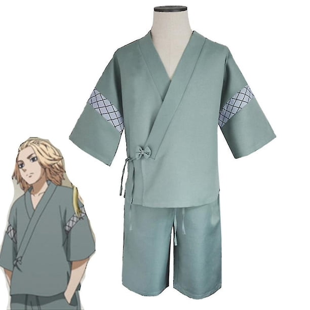 Anime Tokyo Revengers Sano Manjiro Cosplay disfraz Unisex Tokyo Manji Gang Mikey chaqueta capa pantalones fiesta de Halloween