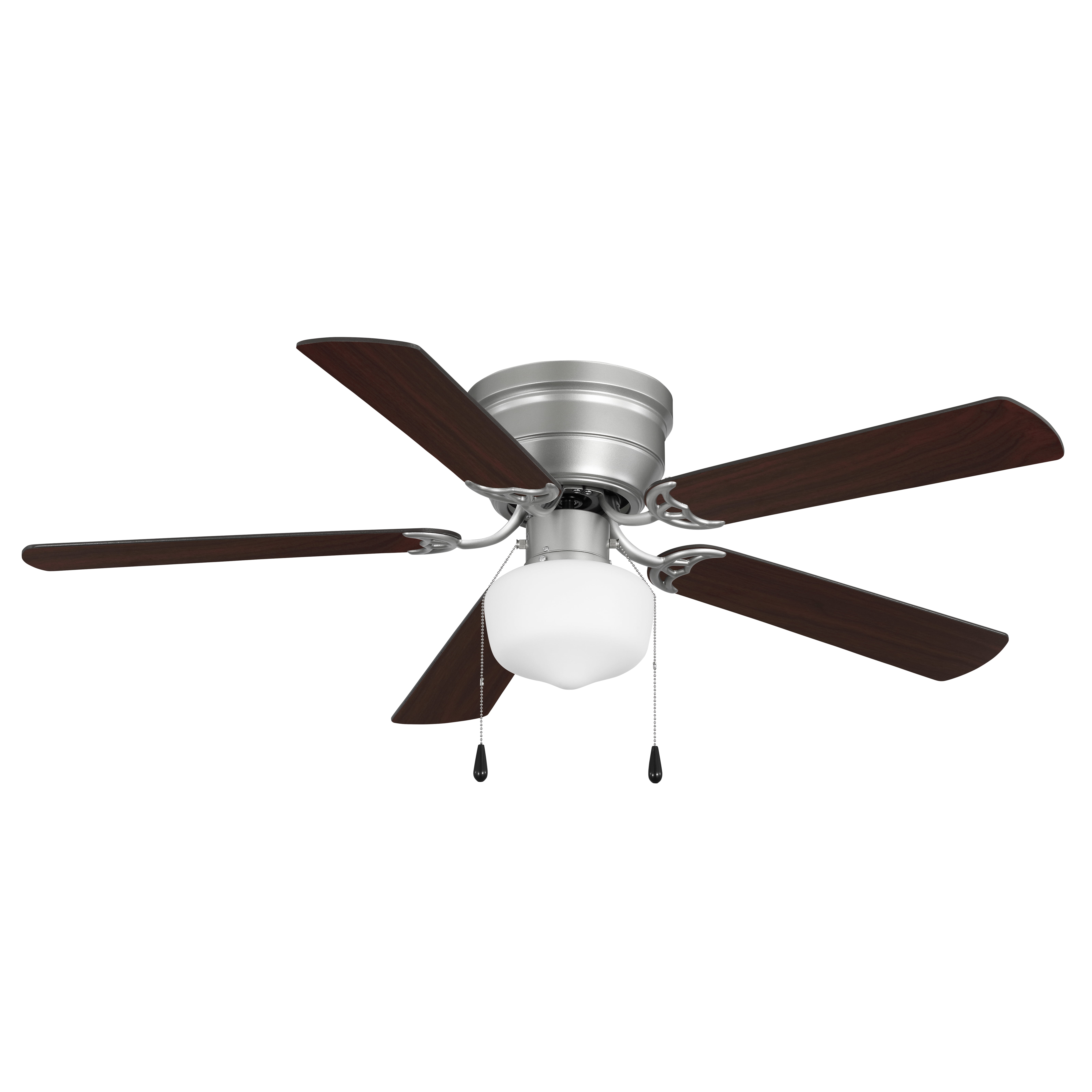 Mainstays 52 Inch Indoor Ceiling Fan Satin Nickel Finish