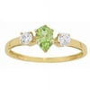 Personalized Family Jewelry Treasure Promise Ring with Birthstone available in Yellow and White Gold