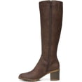 thumbnail image 2 of LifeStride Womens Morrison Faux Leather Wide Calf Knee-High Boots, 2 of 5