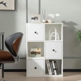 thumbnail image 3 of Spaco 3-Tier Bookshelf with Anti-toppling Device for Living Room-White, Tall Bookshelf, Shelves for Living Room, Home Office, Bedroom, Balcony, 3 of 12