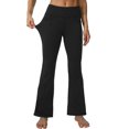 thumbnail image 4 of Women's Boot Yoga Pants Boot Legs High Waist Flared Pants with Pockets, 4 of 6