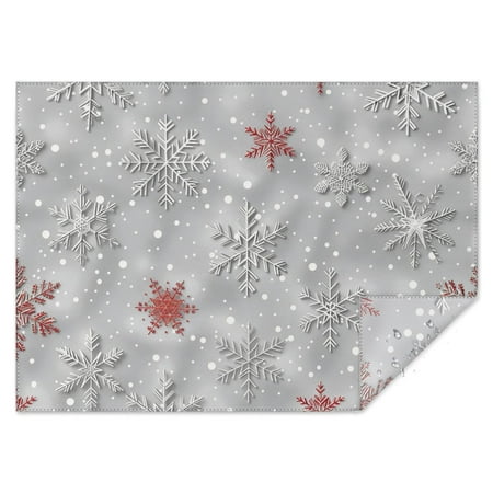 

Rectangle Table Clothes Merry Xmas Covered Snow Table Cloth Decorative Foldable Table Cloths for Picnic Party Halloween Fall Thanksgiving Christmas