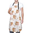 thumbnail image 2 of Rateoe Squirrel Giving A Gift Aprons with Pocket,Men Womens Aprons Waterproof Adjustable Cooking Aprons for Kitchen Gardening and Salon, 2 of 7