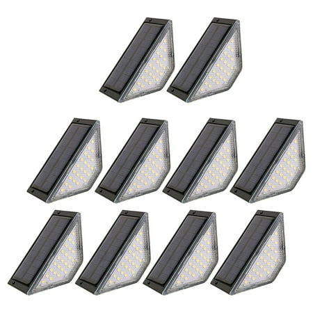 

blocloalo Garden Lamps Solar Staircase Step Light Outdoor Induction Step Light Outdoor Lighting Step Light Courtyard Foot Step Light