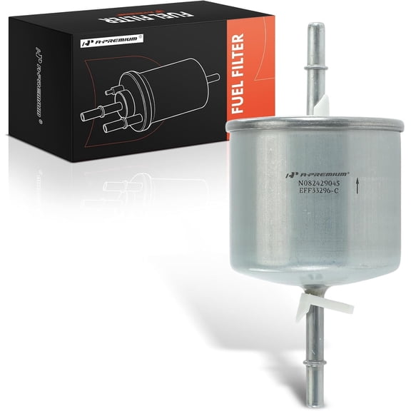 A-Premium Fuel Filter Compatible with Ford F-150 F150 1992-1998/2000-2001, F-250 F250 1992-1998, F-350 F350 1992-1997, F-250/F-350/F-450/F-550 Super Duty 1999-2004, Escape & Lincoln & Mercury