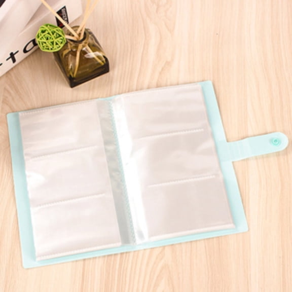 Clearance Under $4! Photo Card Storage Book Purple Magnetic Photo Album Self Adhesive Photo Album