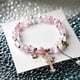thumbnail image 2 of El nuevo temperamento literario y artístico tocador miel pop flor cristal pulsera minoría femenina japonesa y coreana gatito pulsera joyería transfronteriza varita mágica, 2 of 2