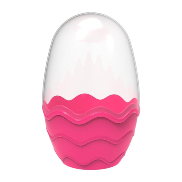 Huevos de Pascua rellenables, cestas de Pascua, adornos portátiles, forma de huevo creativa rojo