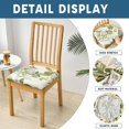thumbnail image 2 of Chair Covers Seat Covers for Dining Room Chair Seat Covers 4PCS Removable Washable Upholstered Chair Seat Cushion Slipcovers Chair Protector with Elastic Bottom for Dining Room,Office, 2 of 6