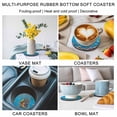 thumbnail image 5 of Funny Diving Tiger Coasters Set of 4, Absorbent Coasters for Drinks, Ocean Sea Coastal Coral Fish Marine Life Coaster for Desk Coffee Table Protection, Home Decor House Warming Gifts 4", 5 of 8