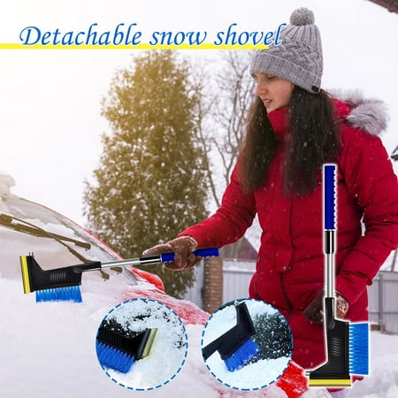 

2 In1 Winter Car Ice Scraper Snow Brush Retractable Window Shovel Removal Brush Christmas Halloween Decorations Kids Water Bottle America Children s Lunch Box Fun Patterns 823H 14608