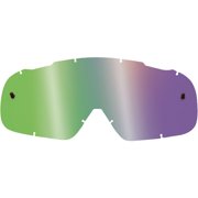 Angle View: Fox Lexan Anti-Fog Lens for Air Space Youth Goggles - Green Spark/Gray Base