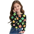 thumbnail image 6 of Kaemgyyd Toddler Baby Outfit Boy Girl Loose Stars Crewneck Pullover Tops Casual Fashion Long Sleeve Shirt Spring Clothes, 6 of 6