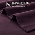 thumbnail image 5 of Superior Premium Cotton Flannel Sheets, All Season 100% Brushed Cotton Flannel Bedding, 4-Piece Sheet Set with Deep Fitting Pockets - Purple Solid, Full Bed Purple Full, 5 of 10