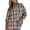 Green, variant on Hessimy Women's Open Country Flannel Shacket Sherpa Lined Plaid Shirt Jacket Ladies Western Clothing Coat(Khaki,XXL)