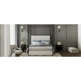thumbnail image 2 of Metal Canopy Bed Offering Long-Term Durability & Velvet Headboard|Twin XL, 2 of 10