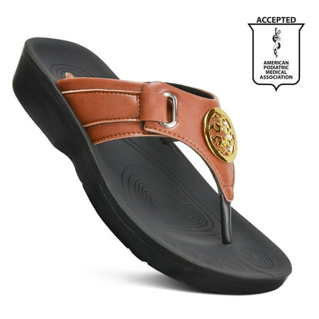 

Aerothotic Women s Hazel Casual Arch Supportive Thong Sandals