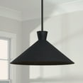 thumbnail image 7 of 1 Light Pendant In Contemporary Style-9 Inches Tall And 17.75 Inches Wide-Textured White Finish    -Traditional Installation Capital Lighting, 7 of 7