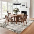 thumbnail image 4 of BERTHMEER 8'x10' Large Brown Abstract Area Rugs for Living Room Bedroom Dining Room Farmhouse Contemporary Rugs Non-Slip Machine Washable Indoor Rugs Carpets, 4 of 4