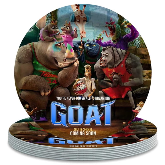 Goat Movie 2026 Paper Plates Birthday Decorations Party Supplies Tableware Disposable Dinnerware