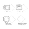 thumbnail image 2 of 4pcs 3-in-1 Paper Corner Rounder Punch - 3-Way R4 R5 R7 R10 Corner Cutter, DIY Laminate Paper Chamfer Tool, Durable for Craft Journaling Scrapbook Paper Edge Trimming Home Office Use, Multicolor, 2 of 8