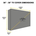 thumbnail image 1 of Outdoor Weatherproof LCD TV Bracket Cover Television Home Courtyard Patio Waterproof Dustproof Protector Guard Accessory 36-38 Inch, 1 of 9