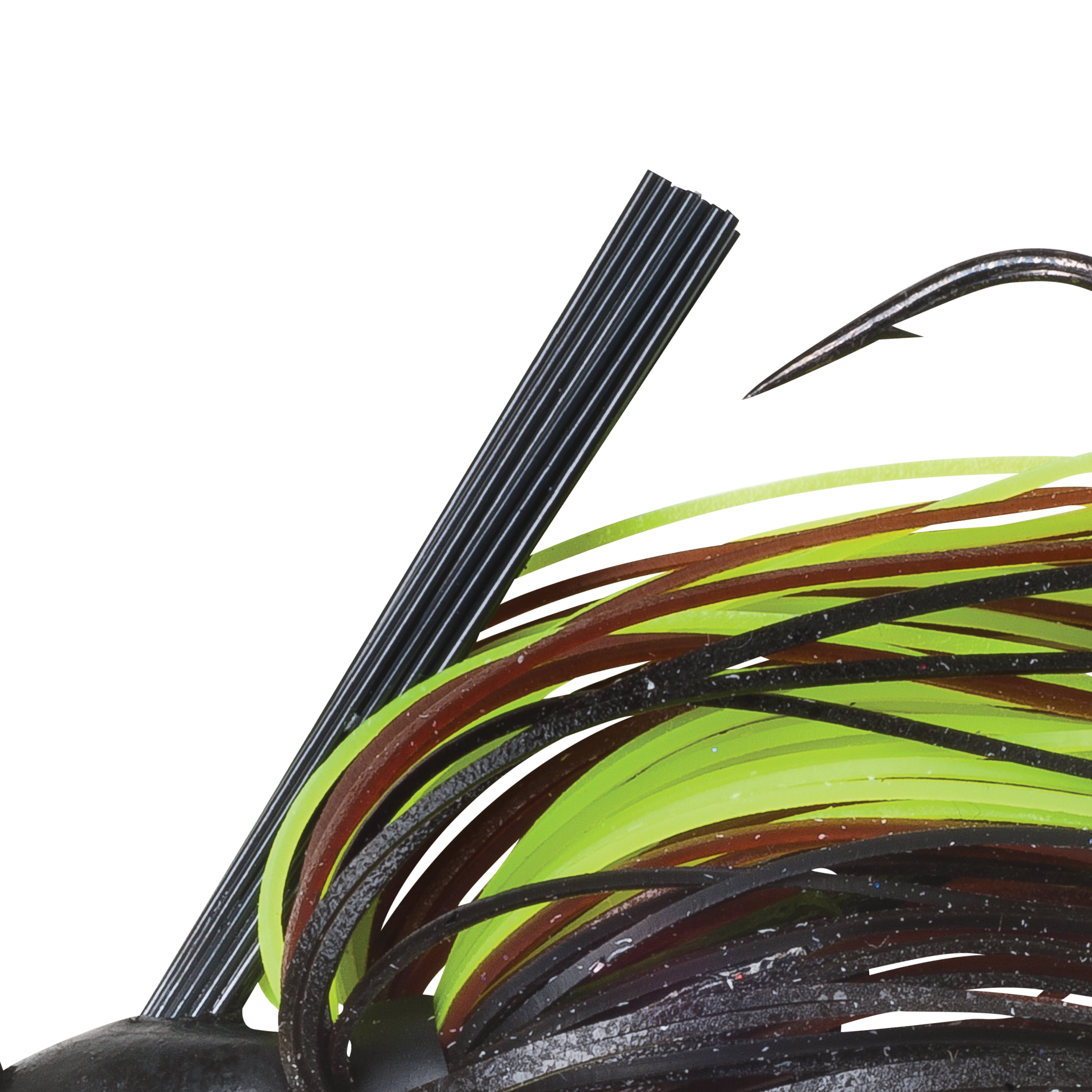 BOOYAH Baby Boo Jig Black Brown Chartreuse 5/16 oz.