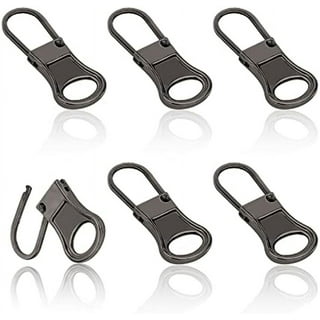 ◇▭卐 2Pcs Zippers Puller Tab Replacement Metal Zipper for