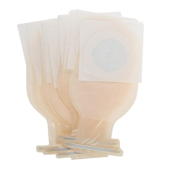 Fosa Ostomy Pouch,10pcs/Pack One-piece System Ostomy Bag Medicals Drainable Pouch Colostomy Bag Ostomy Supplies, Colostomy Bag