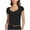 Black, variant on Womens Sexy Y2k Crop Tops Sweetheart Neck Short Sleeve Slim Fit Trendy Going Out Tops Cute Pleated Bustier T Shirts